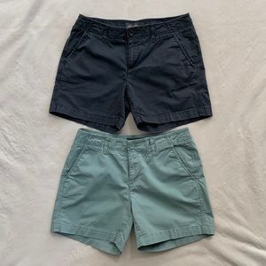 Set of 2 Eddie Bauer women’s 5” shorts, size 4